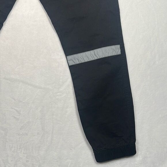 Maison Noir Premium Jogger Cargo Black Pants Bottoms Men Large NWOT - Picture 3 of 10